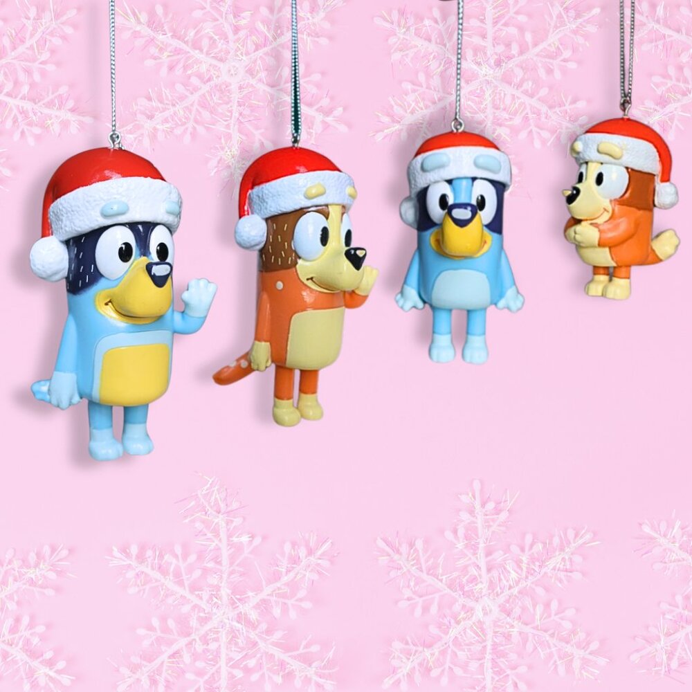 Bluey Christmas Tree Ornaments Kids Decorations, Bluey Family Decor Kurt Adler